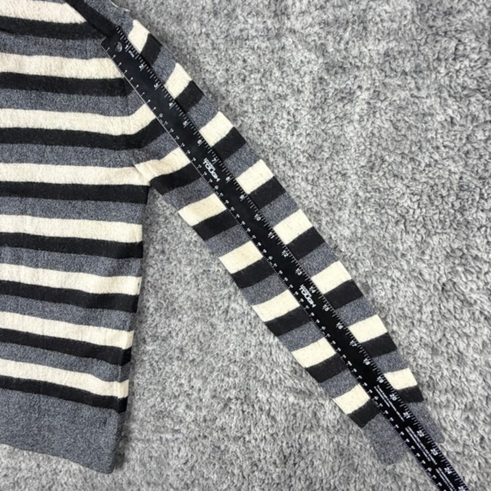 Armani Exchange Men's L (Actually XS/S) Merino Wool Shawl Collar Striped Sweater - Picture 16 of 16